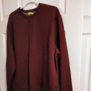 MTA Sport Mens Sweatshirt, Brown, XL, New